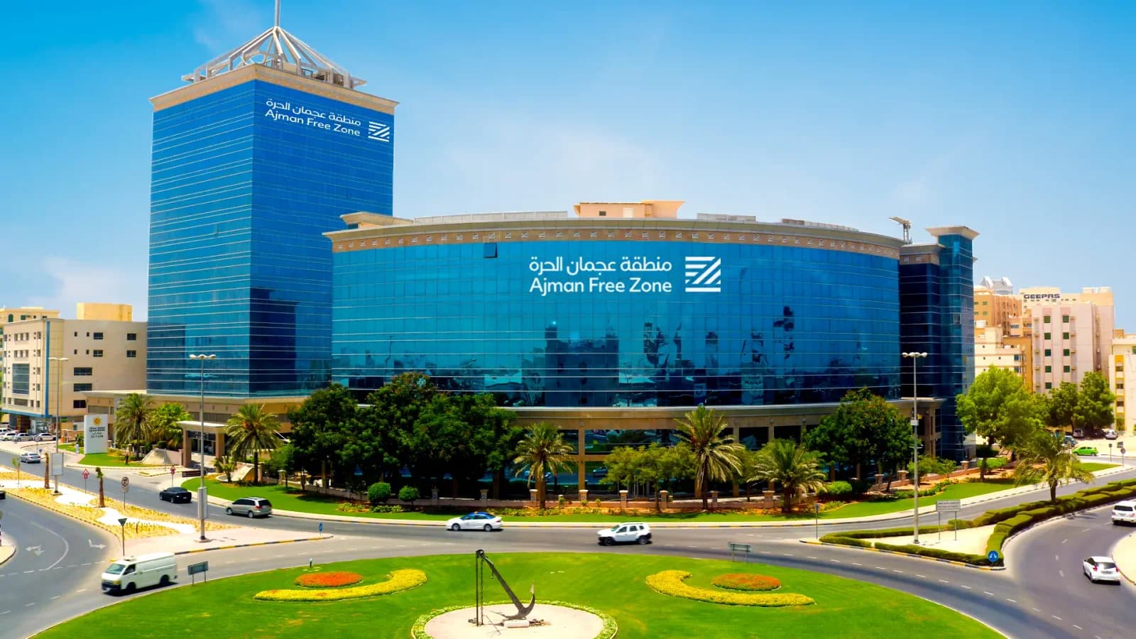 Le Building C1 de la zone franche d’Ajman, siège de Flowzy